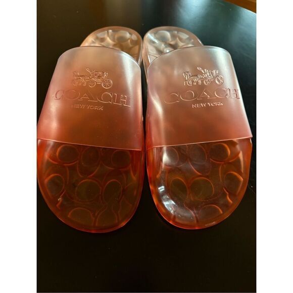 Coach Pink Slides - Picture 1 of 6